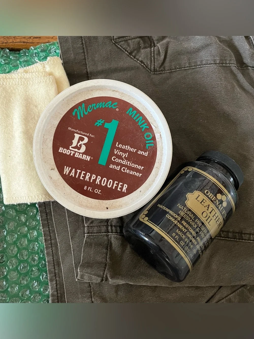 Mermac #1 Mink Oil Waterproofer - Brown